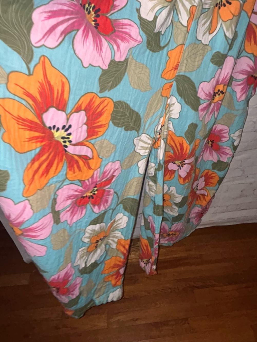 Lane Bryant Gauze Braided-Detail Wide Leg Jumpsuit size 22-24P - Picture 5 of 12